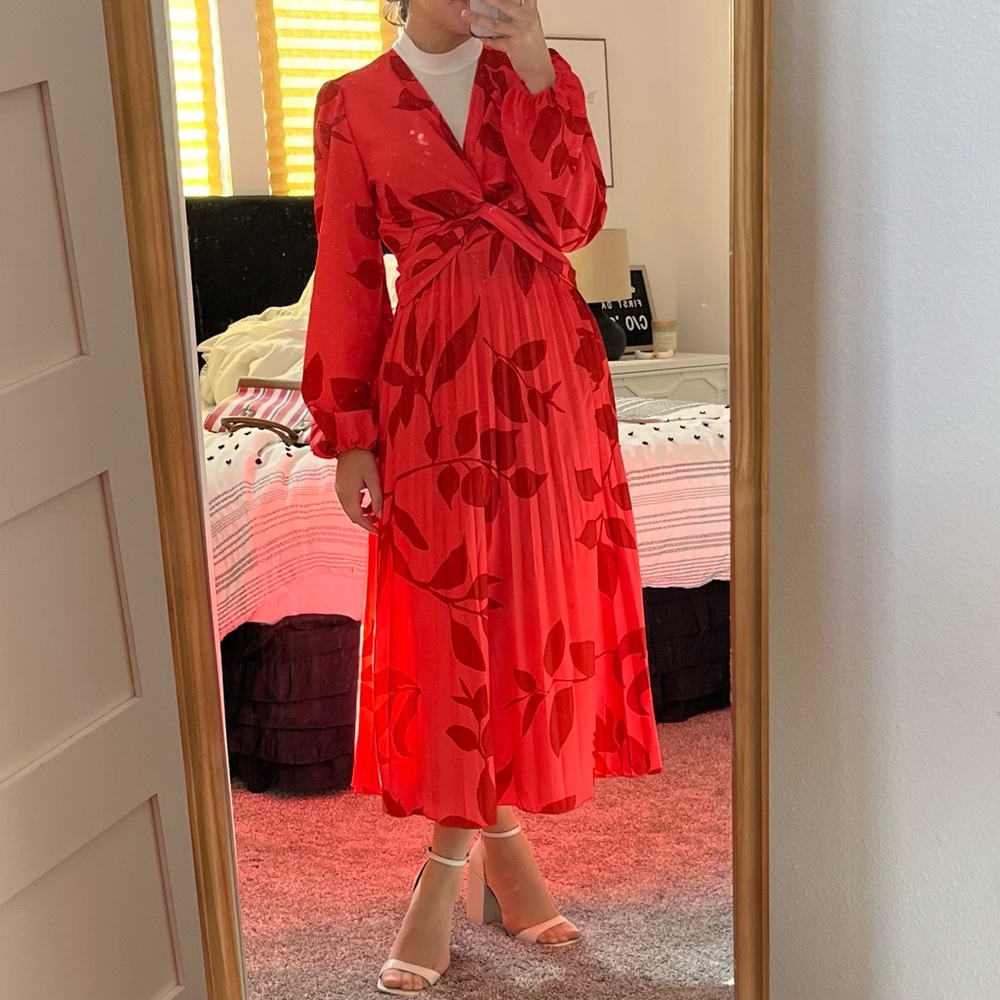Red-Orange Dress